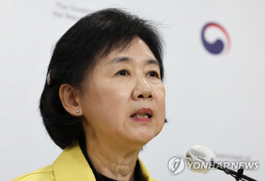 지영미 질병관리청장. <사진: 연합뉴스>